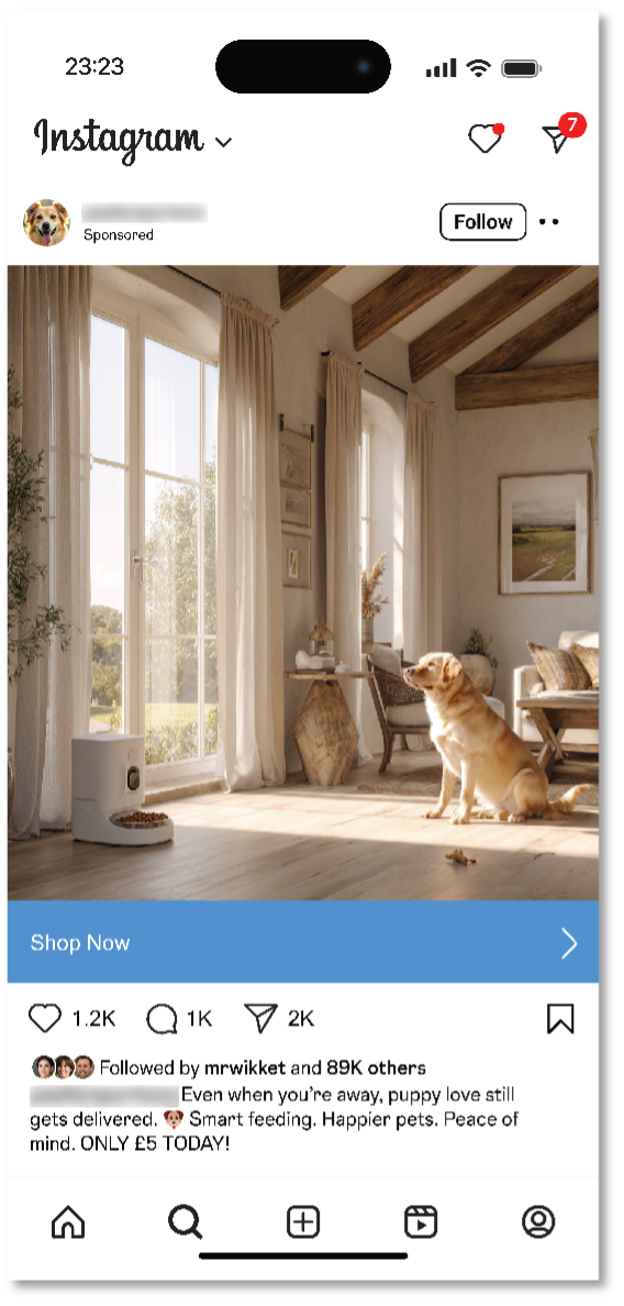 Fake ads, like this, have been popping up across social.