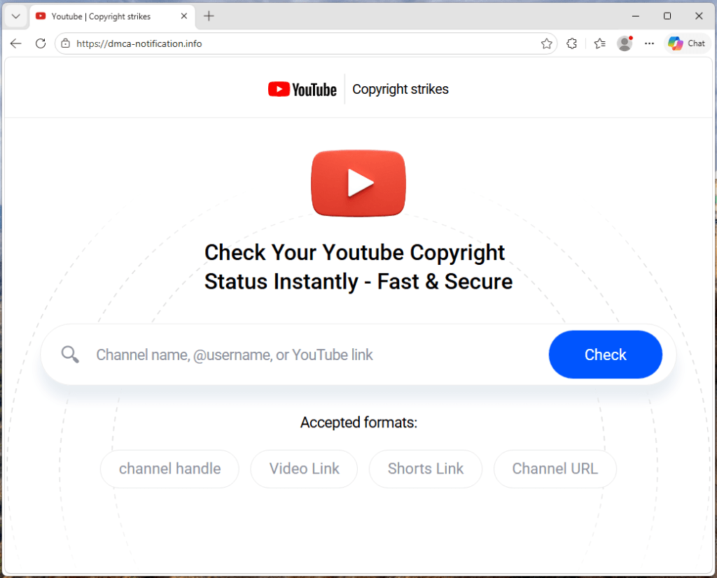 "Check Your Youtube Copyright Status Instantly"