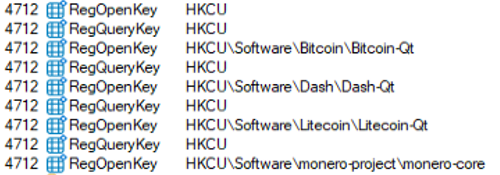 Enumeration phase of wallets