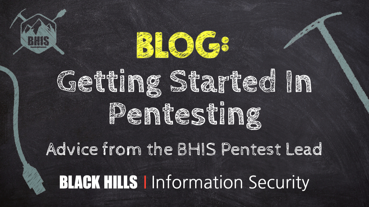 Getting Started in Pentesting