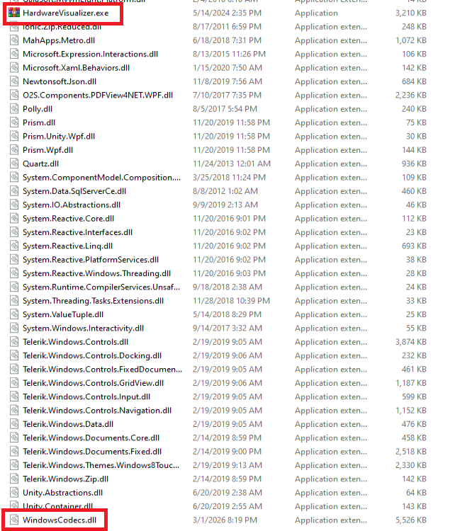 The WinRAR executable with the malicious DLL