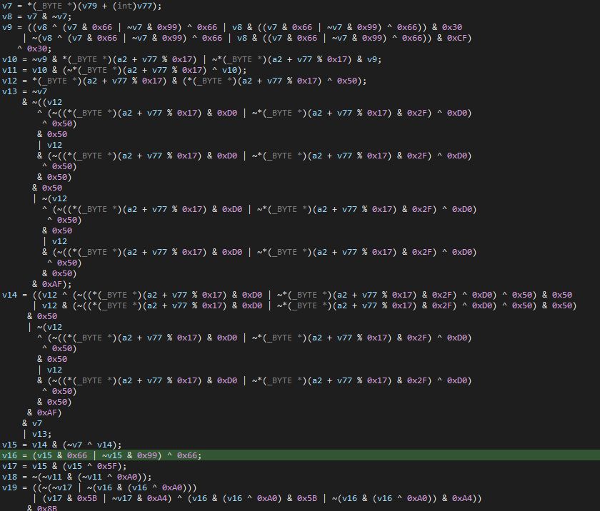 Figure 12 - String encryption.
